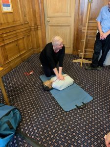 CPR demonstration